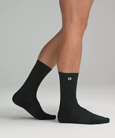 Men's Daily Stride Ribbed Comfort Crew Socks |