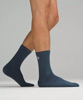 Men's Daily Stride Ribbed Comfort Crew Socks *3 Pack |