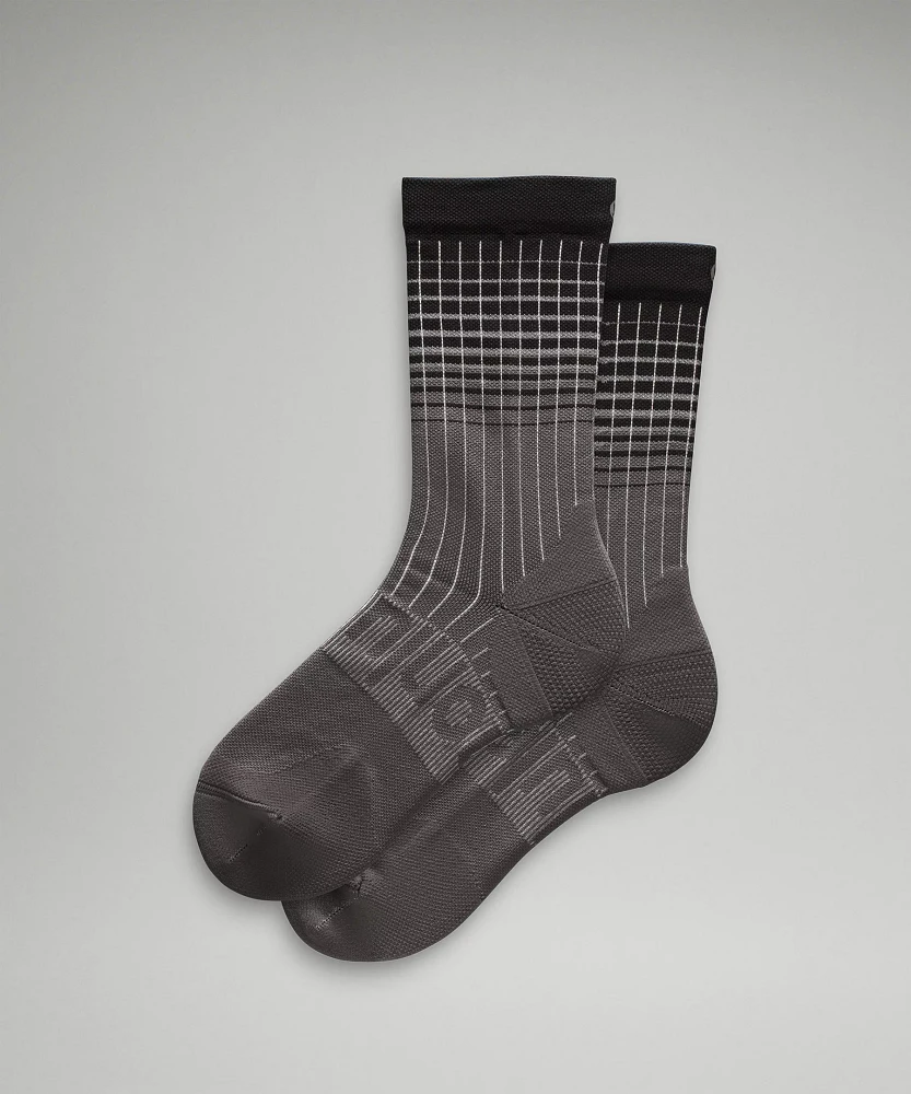 Men's Power Stride Crew Socks *Reflective |