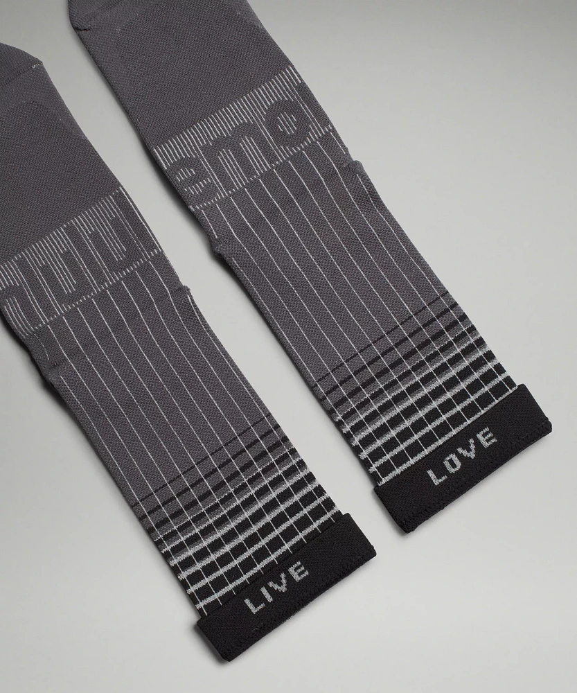 Men's Power Stride Crew Socks *Reflective |
