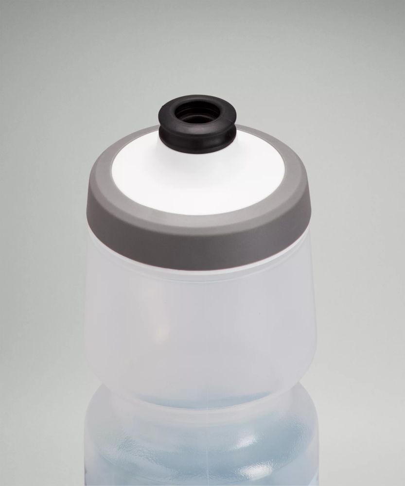 Lululemon Purist Cycling Water Bottle (Black/Purist Wordmark White)