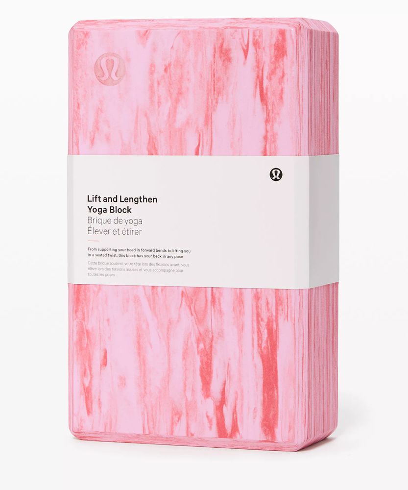 Lift and Lengthen Yoga Block *Marbled | Unisex Work Out Accessories