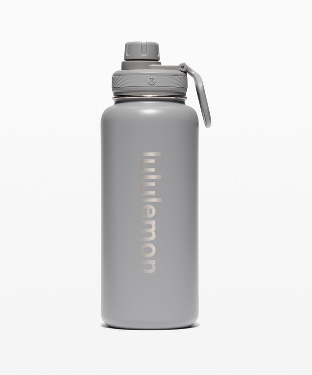 Lululemon Water Bottles Website - Rhino Grey Back to Life Sport