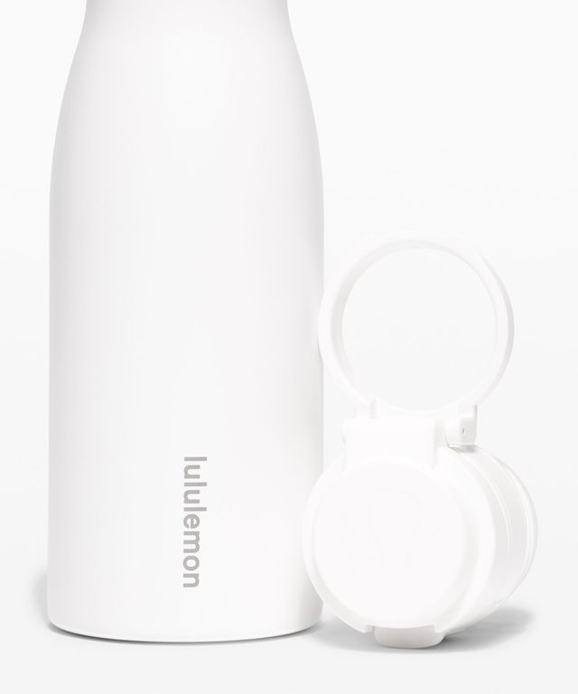 Lululemon Refresh Hot/Cold Bottle - White - lulu fanatics