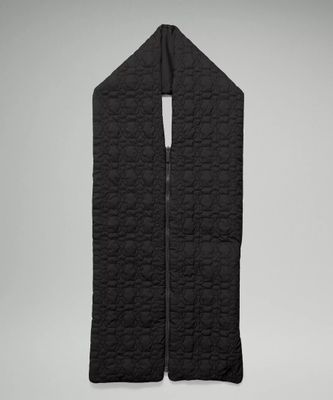 Reversible Quilted Zip Scarf | Unisex Accessories