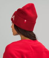 Team Canada Wool-Blend Reversible Beanie *COC Logo | Unisex Hats