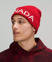 Team Canada Wool-Blend Reversible Beanie *COC Logo | Unisex Hats