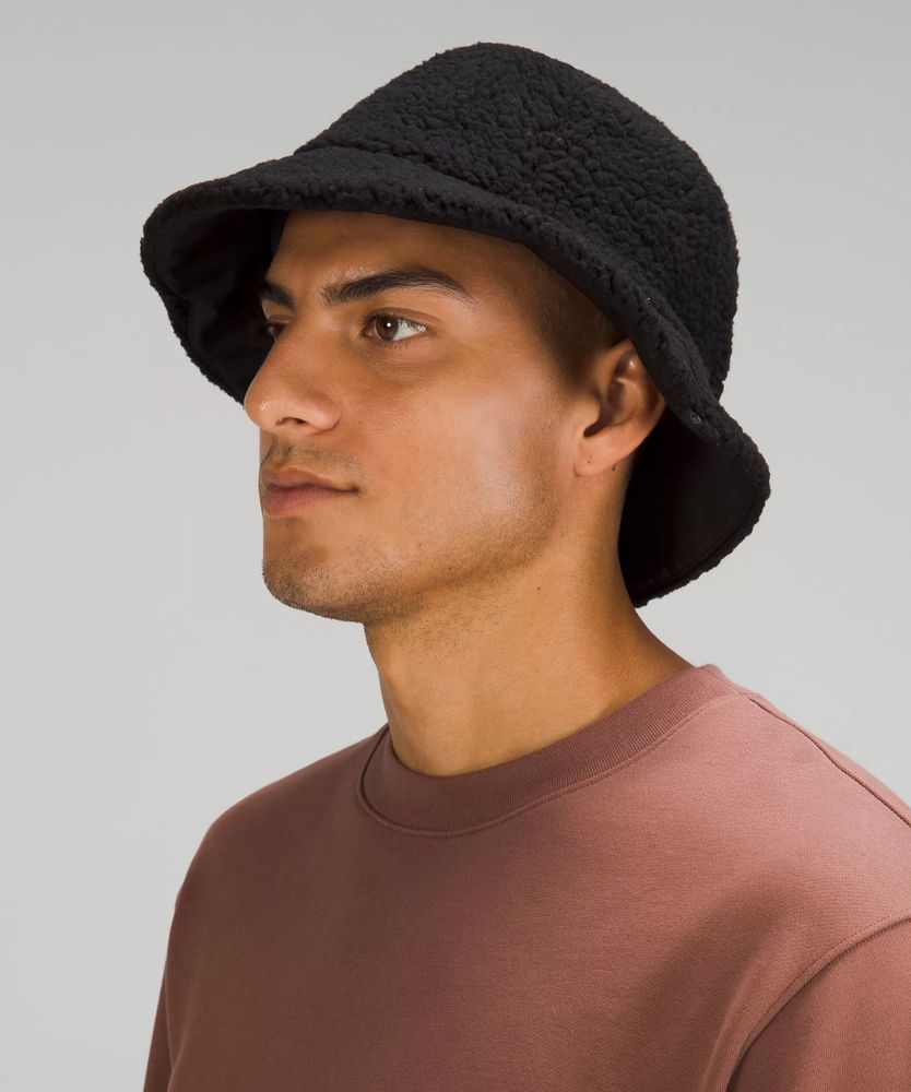 Textured Fleece Bucket Hat | Unisex Hats