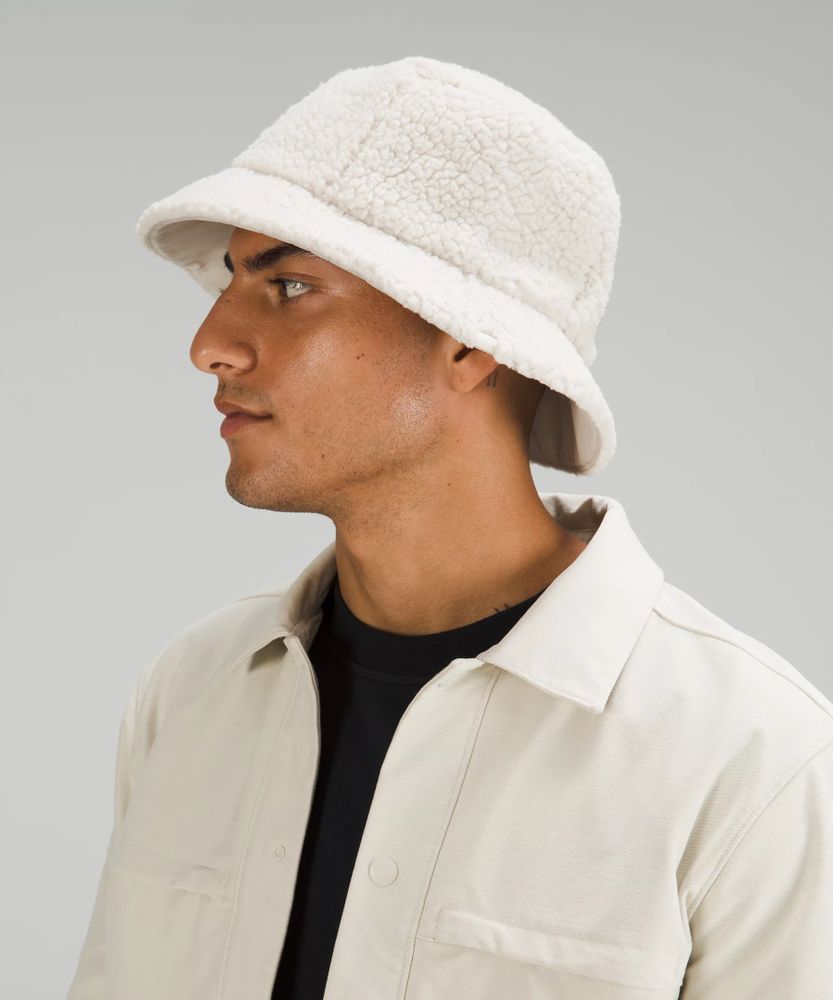 Textured Fleece Bucket Hat | Unisex Hats