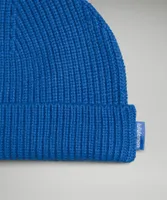 Close-Fit Wool-Blend Ribbed Knit Beanie | Unisex Hats