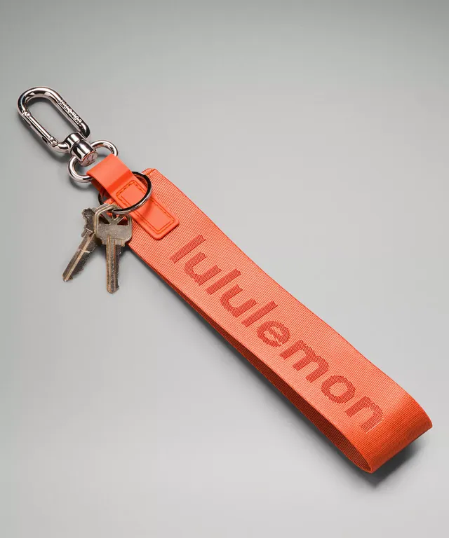 Lululemon Silicone Keychain - Red