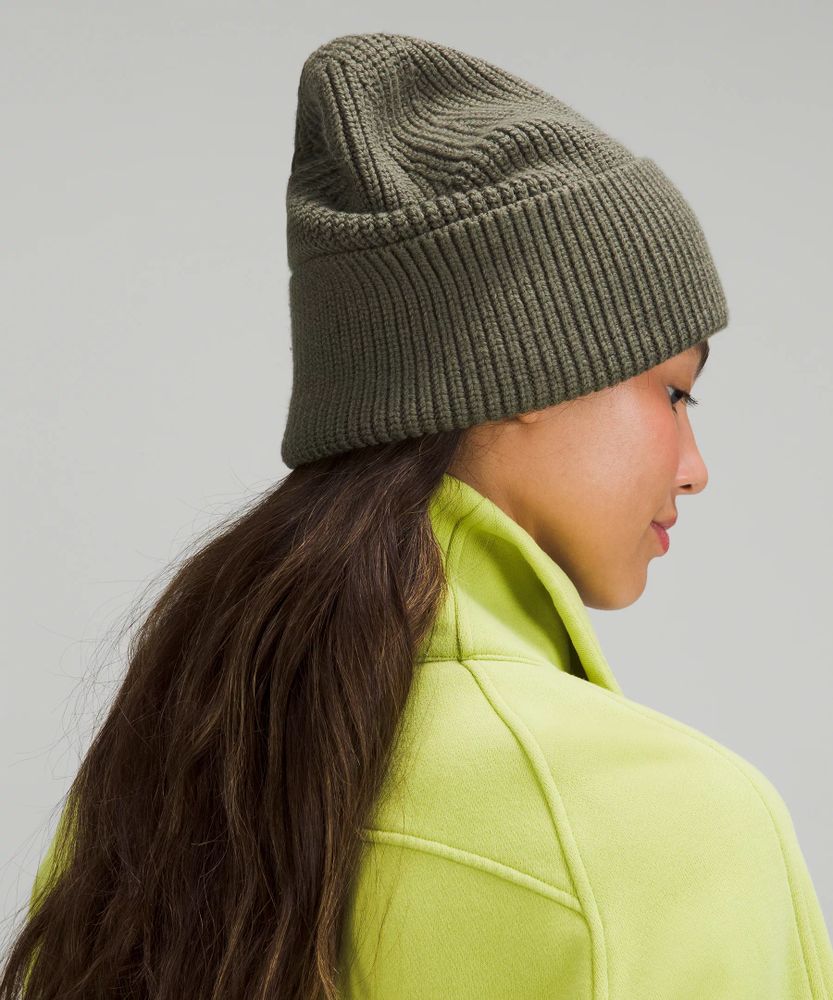 Ribbed Merino Wool-Blend Knit Beanie | Unisex Hats