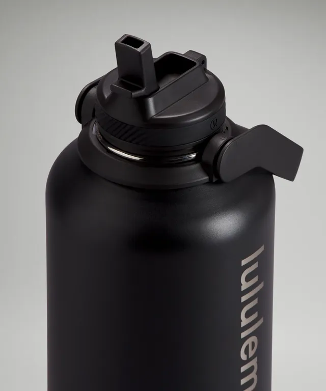 LULULEMON Back to Life Logo-Print Stainless Steel Water Bottle