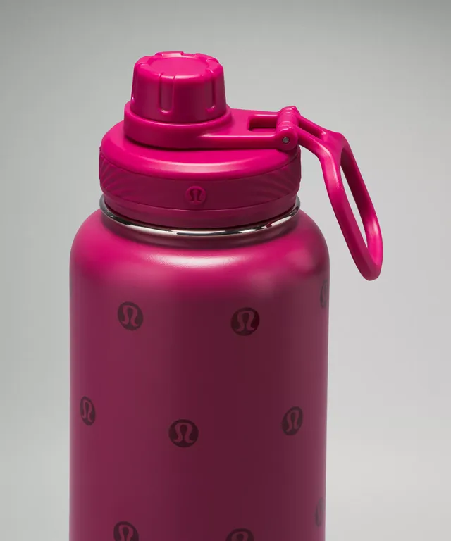Lululemon H2Om Waterbottle - Pow Pink - lulu fanatics
