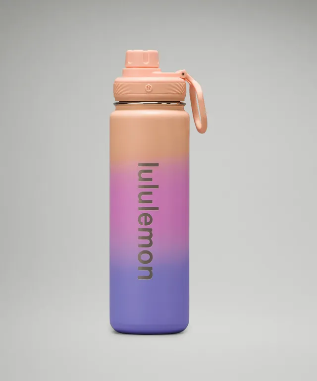 Lululemon Sonic Pink 24oz Back to Life Water Bottle EUC - Mercado
