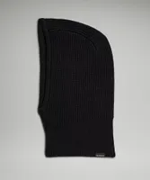 Ribbed Knit Merino Wool-Blend Balaclava | Unisex Accessories