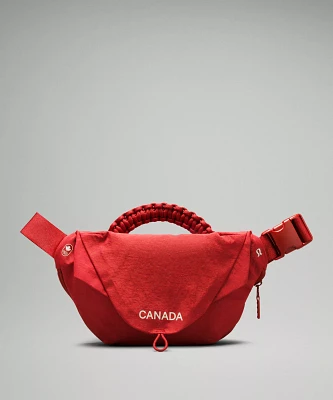 Team Canada Curved Crossbody Bag 3L *COC Logo | Unisex Bags,Purses,Wallets