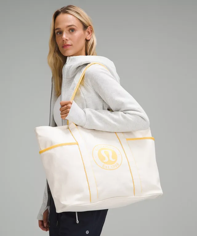 Lululemon athletica Daily Multi-Pocket Canvas Tote Bag 20L *Logo, Unisex  Bags,Purses,Wallets