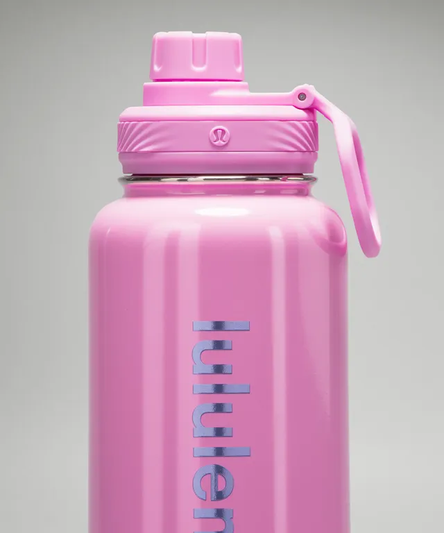 Review LULULEMON Back To Life Sport Bottle 24 oz Water Bottle Pink Mist 