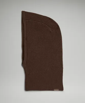 Ribbed Knit Merino Wool-Blend Balaclava | Unisex Accessories