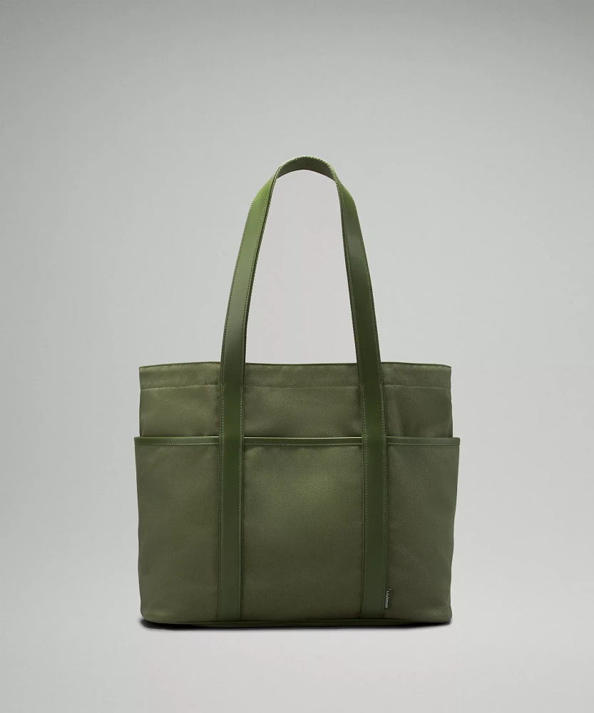 Daily Multi-Pocket Canvas Tote Bag *Cactus Material 20L | Unisex Bags,Purses,Wallets