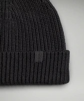 Close-Fit Wool-Blend Ribbed Knit Beanie | Unisex Hats