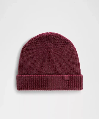 Close-Fit Wool-Blend Ribbed Knit Beanie | Unisex Hats