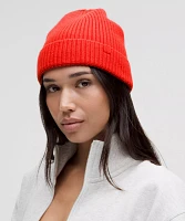 Close-Fit Wool-Blend Ribbed Knit Beanie | Unisex Hats