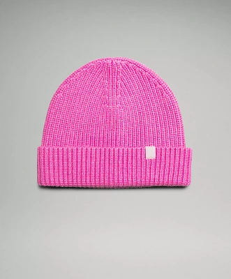 Close-Fit Wool-Blend Ribbed Knit Beanie | Unisex Hats