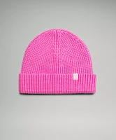 Close-Fit Wool-Blend Ribbed Knit Beanie | Unisex Hats