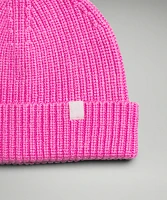 Close-Fit Wool-Blend Ribbed Knit Beanie | Unisex Hats