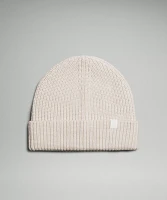 Close-Fit Wool-Blend Ribbed Knit Beanie | Unisex Hats