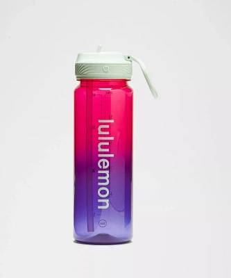 Back to Life Clear Bottle 24oz *Straw Lid | Men's Water Bottles