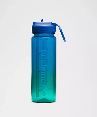 Back to Life Clear Bottle 24oz *Straw Lid | Men's Water Bottles