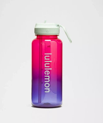 Back to Life Clear Bottle 32oz *Straw Lid | Men's Water Bottles