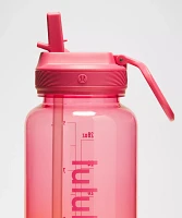 Back to Life Clear Bottle 32oz *Straw Lid | Men's Water Bottles