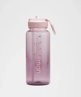 Back to Life Clear Bottle 32oz *Straw Lid | Unisex Water Bottles