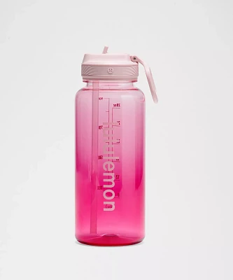 Back to Life Clear Bottle 32oz *Straw Lid | Men's Water Bottles