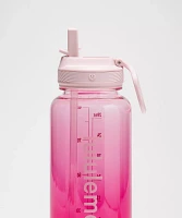 Back to Life Clear Bottle 32oz *Straw Lid | Men's Water Bottles