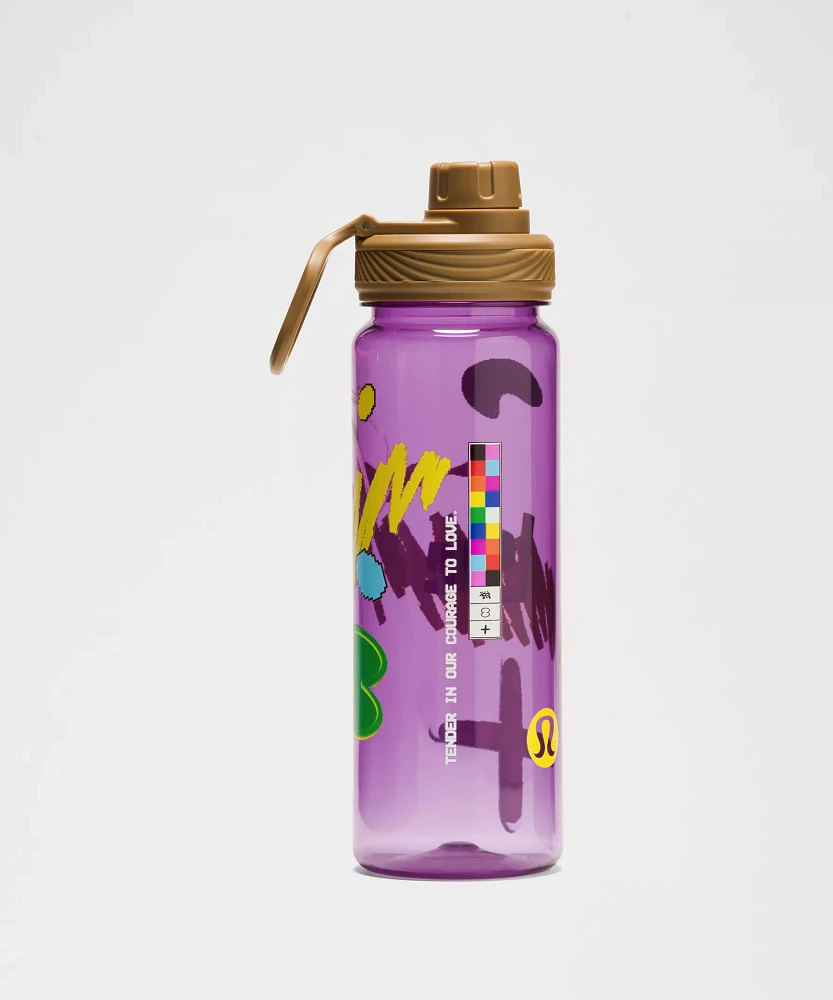 Back to Life Clear Bottle 24oz *Pride | Men's Water Bottles