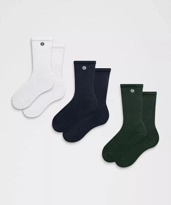 Unisex Daily Essential Crew Socks *3 Pack | Men's