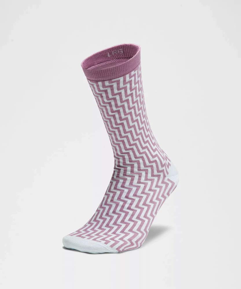 Geometric Crew Socks | Men's