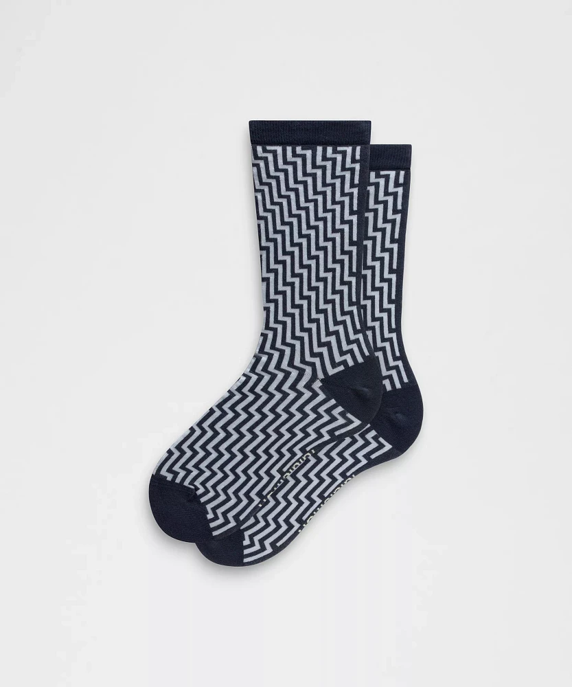 Geometric Crew Socks | Men's