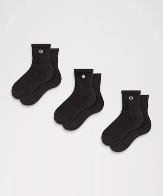 Unisex Daily Essential Quarter Socks *3 Pack | Men's