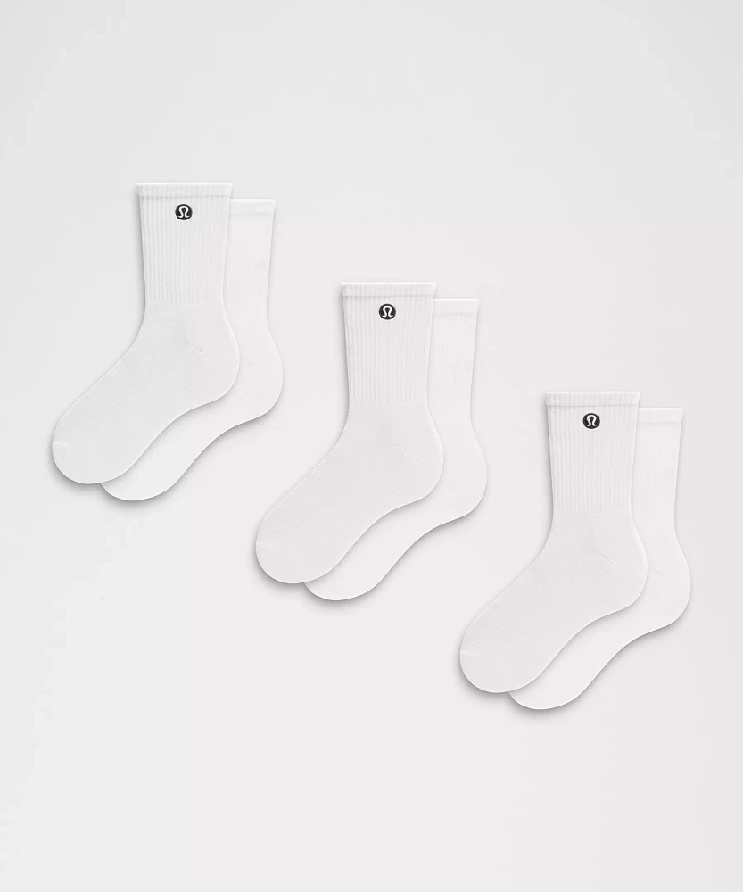 Unisex Daily Essential Quarter Socks *3 Pack | Men's