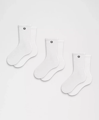 Unisex Daily Essential Quarter Socks *3 Pack | Men's