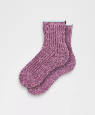 Quarter-Length Ragg Socks | Unisex