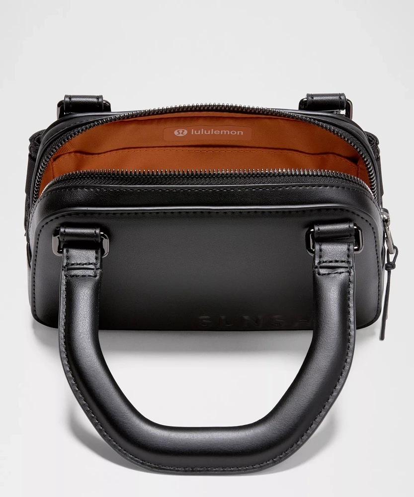 Leather Alternative Top-Handle Mini Belt Bag *SLNSH Collection | Men's Bags,Purses,Wallets