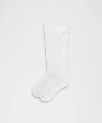 Unisex Pointelle Knee-High Socks *SLNSH Collection | Men's