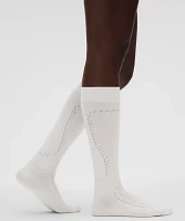 Unisex Pointelle Knee-High Socks *SLNSH Collection | Men's